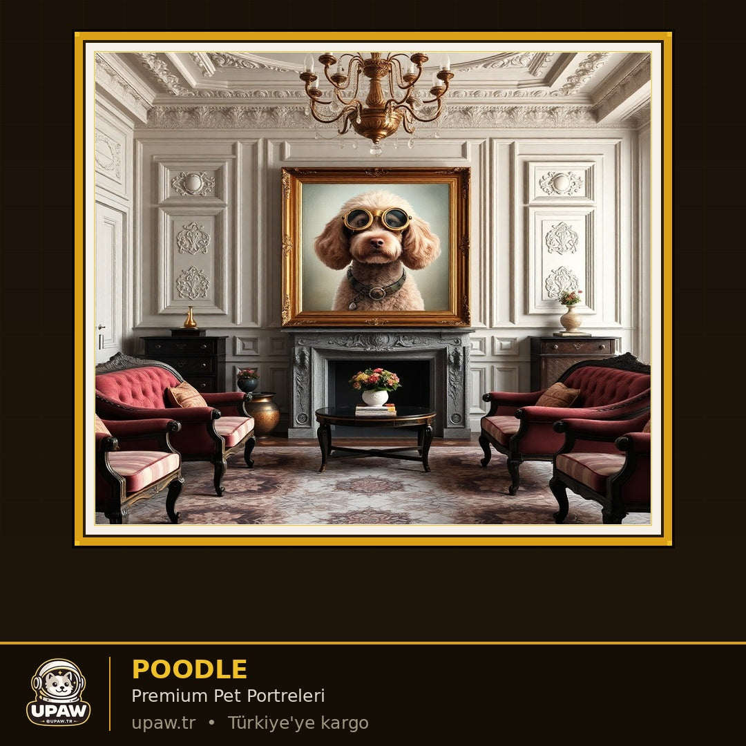 UPAW Poodle Premium Pet Portrait