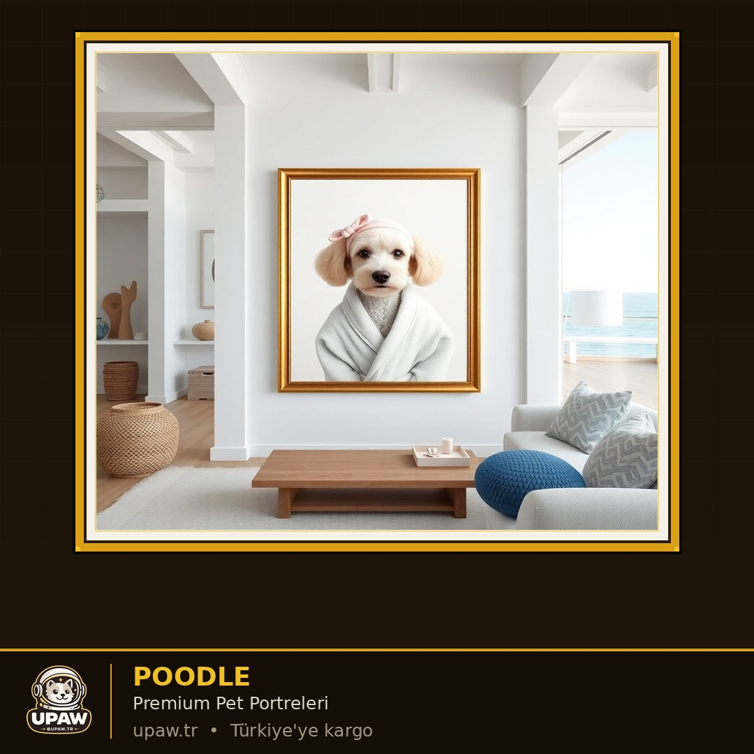 UPAW Poodle Premium Pet Portrait