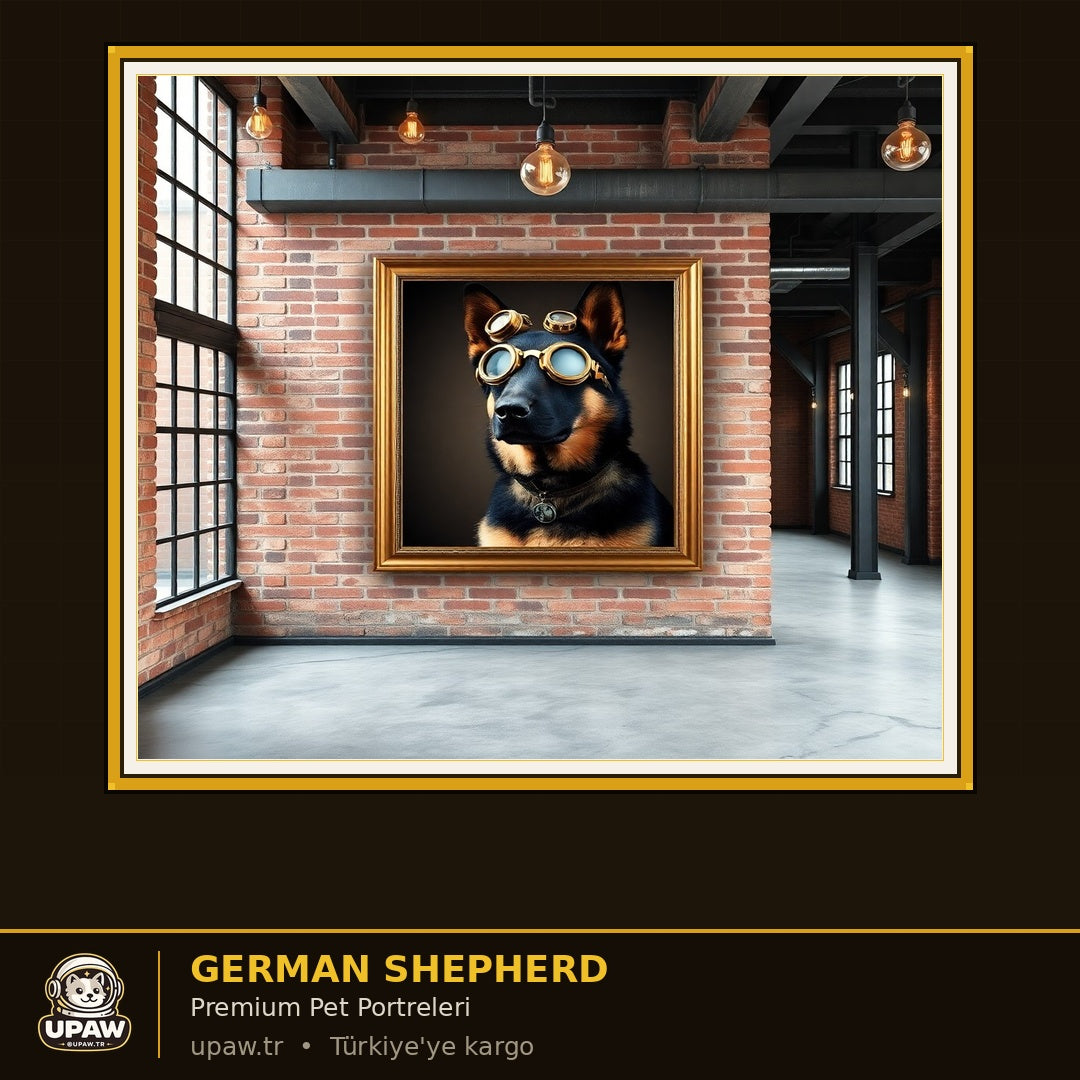 UPAW German Shepherd Premium Pet Portrait
