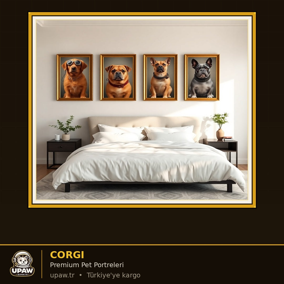 UPAW Corgi Premium Pet Portrait